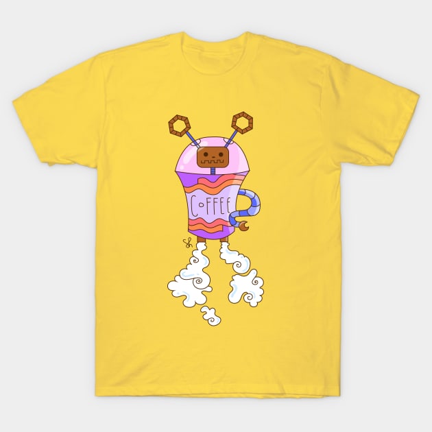 Coffee Bot T-Shirt by ShelbyWorks